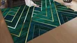 Modern Living Room 3D Carpet (6x9 ft) - 1