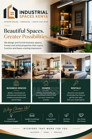 IndustrialSpaces Interior Designer - New Businesses