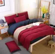 Set ya Duvet Cover ya Pamba Nyeusi - 2