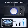Kifaa cha Matte kwa Google Pixel 7 5G chenye Magsafe & Mkanda wa Mkono (Cheusi) - 2