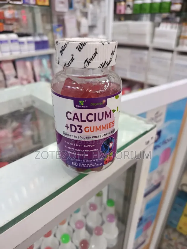 Calcium + D3 Gummies kwa Afya ya Mifupa na Meno - 1