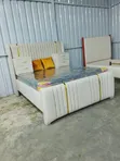 Kitanda cha Kisasa cha Elegance 5x6 chenye Droo ya Kando na Godoro - 2