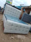 Modern Chesterfield Puffy Bed Frame with Mattress (Queen) - 2