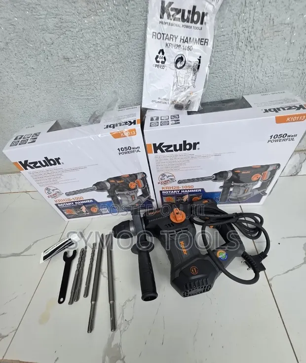Heavy-Duty Kzubr KRH28-1050 Rotary Hammer - 1