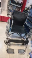 Comfortable Foldable Metallic Standard Wheelchair with Footrest - 2