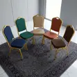 Padded Fabric Conference Chair - Red - 5