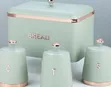 15L Bread Bin with 3 x 1.3L Canisters - 2