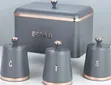 15L Bread Bin with 3 x 1.3L Canisters - 3