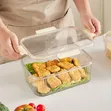 4pcs Stackable Multipurpose Food Storage Containers - 4