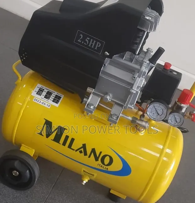 Milano Italia 2.5HP Compressor ya Hewa Inayoendeshwa Moja kwa Moja - 1