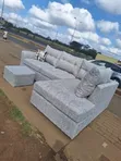 Ideal 6-Seater L-Shaped Sofa - Brand New Gray - 1