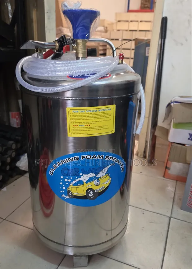 80L Stainless Steel Heavy-Duty Car Wash Foam Sprayer - 1