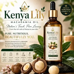 Mafuta Safi ya Macadamia yaliyobanwa kwa Baridi - 100ml