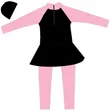 Children's Long-Sleeved Swimwear Set (3-Piece) - 3