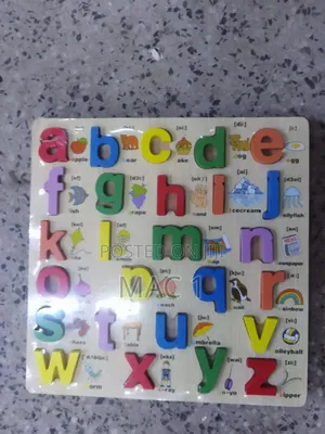 ABC Alfabeti Kujifunza Puzzle Board