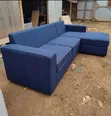 Seti ya Sofa ya Kisasa ya L - Kitambaa cha Kijivu - 2