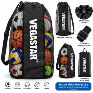 Large Mesh Sports Ball Storage Bag