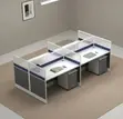 4-Seater Spacious Staff Workstation Desk - 2
