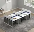 4-Seater Spacious Staff Workstation Desk - 5