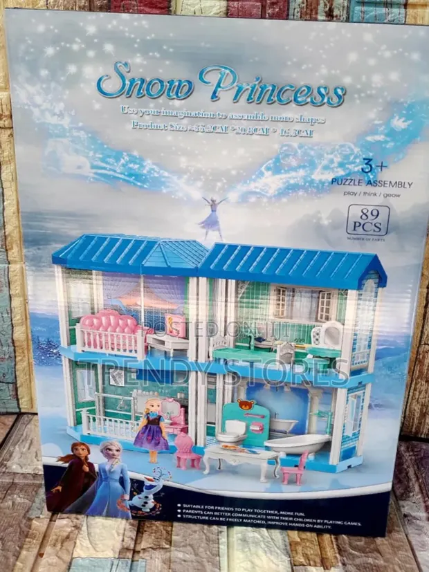 Princess Doll House yenye Kidimbwi na Daraja - 1