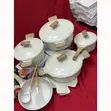 Seti ya Vyombo vya Kupikia vya Enamel Vipande 15 na Casseroles 4, Pan 1 - 2
