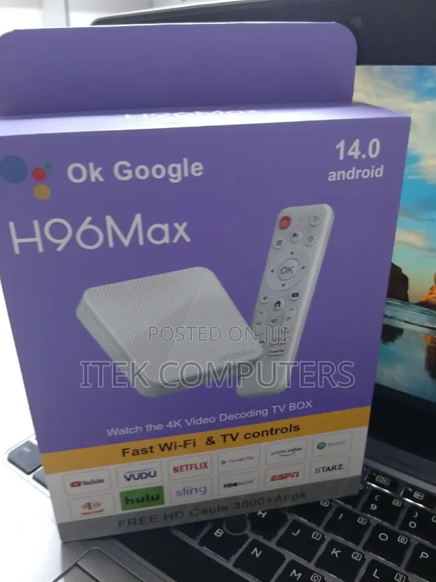 H96 Max Android 14 TV Box 2GB RAM 16GB Storage - 1
