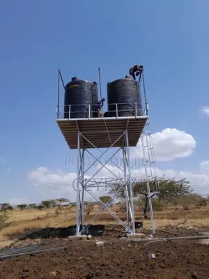 Mnara wa Maji wa Chuma kwa Shamba - Uwezo wa Lita 40,000