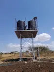 Farm Steel Water Tower - 40,000L Capacity - 1