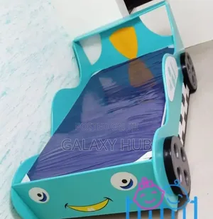 3-6 Kids Babycoat Bed with Decorated Side Wheels