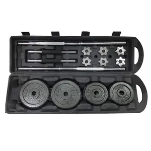 York 50kg Dumbbell & Barbell Set