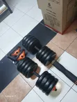 Set ya Dumbbell, Kettlebell, na Barbell 6-in-1 Inayoweza Kurekebishwa - 2
