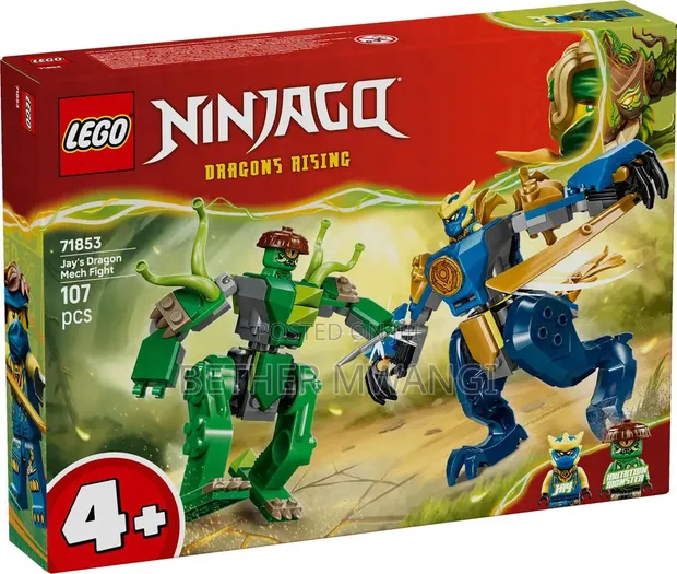 LEGO Ninjago Jay's Dragon Mech Fight (71853) - 1