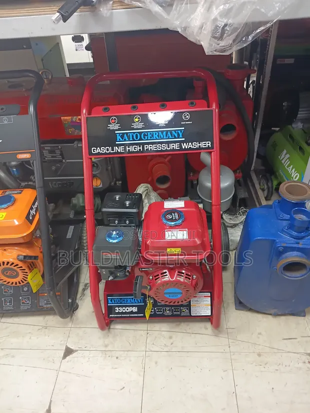 Kato Germany 3300PSI Gasoline High Pressure Washer - 1