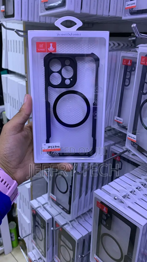 Xundd Magnetic Case kwa iPhone 13 Pro - Bumper Nyeusi - 1
