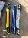 Universal Car Rear Bumper Diffuser Lip with Dummy Exhaust Tips - 1