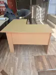 Brown Curved Secretary Desk - 1200mm - 3