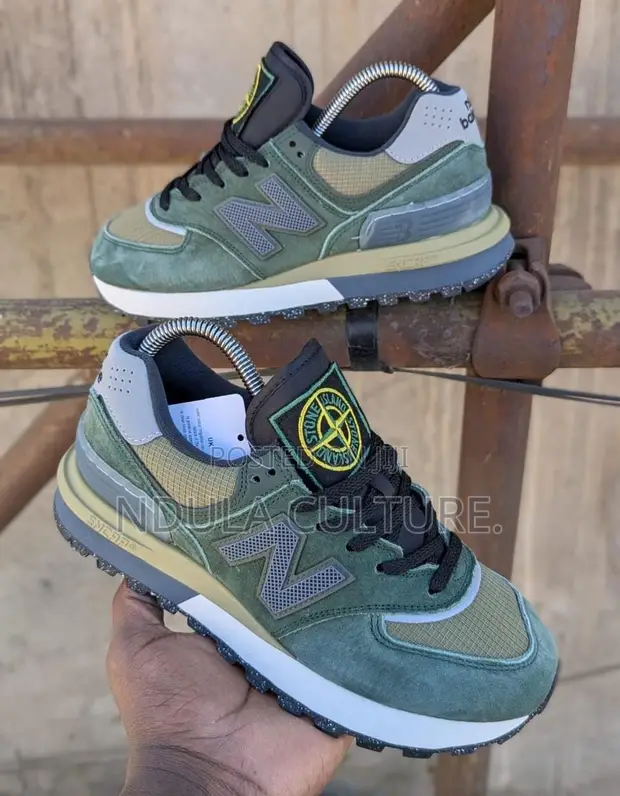 Stone Island x New Balance 574 Legacy Sneakers - 1