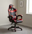 Kiti cha Michezo cha Ergonomic - Chekundu - 3