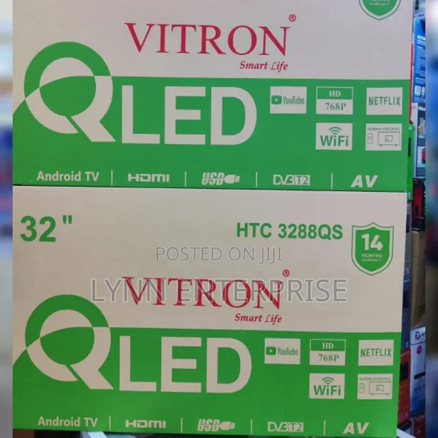 Vitron 32" HTC 3288QS Smart Android QLED TV - 1