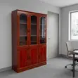 Executive Storage Cabinet - Brown Wood - 1
