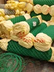Green PVC Coated Chain Link Fence Mesh Roll - 2