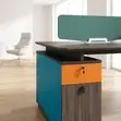 Modern 4-Seater Team Workstation Desk - 1