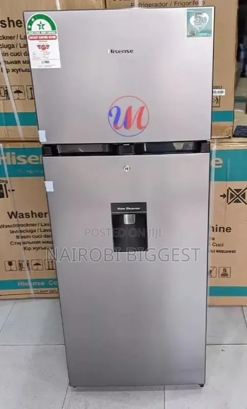 Hisense 205 Litres Double Door Refrigerator with Dispenser - 1