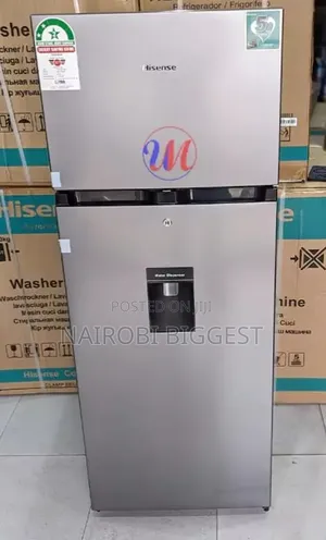 Hisense 205 Litres Double Door Refrigerator with Dispenser
