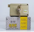 ABK Steel Rim Lock Gate Lock Deadbolt Night Latch Keyed - 2