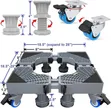 200KG Fridge & Washing Machine Stand Trolley - 1