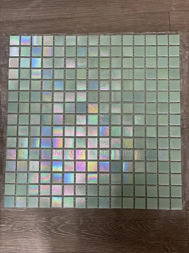 Emerald Green Glass Mosaic Tiles - 1