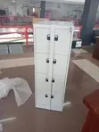 Kabati la Faili la Chuma la Droo 4 na Baa ya Kufunga - Nyeupe - 4