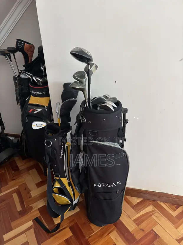 Taylormade Golf Bag and Clubs - 1