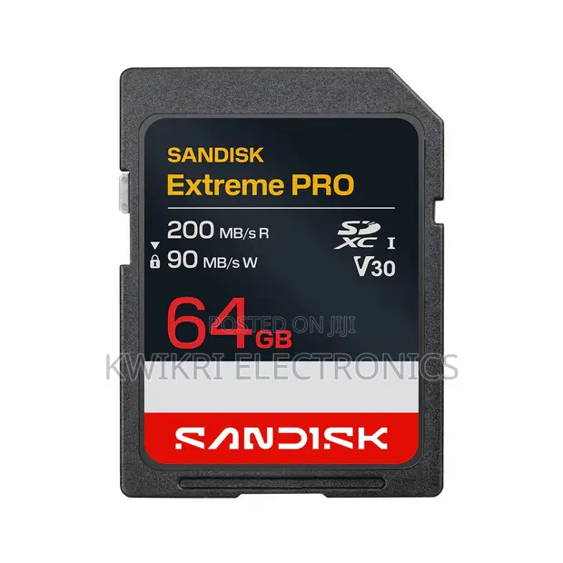 SanDisk Extreme 64GB UHS-I SD Card - 1